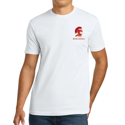 Adult Student Athletic Training White and Grey T-shirts Thumbnail
